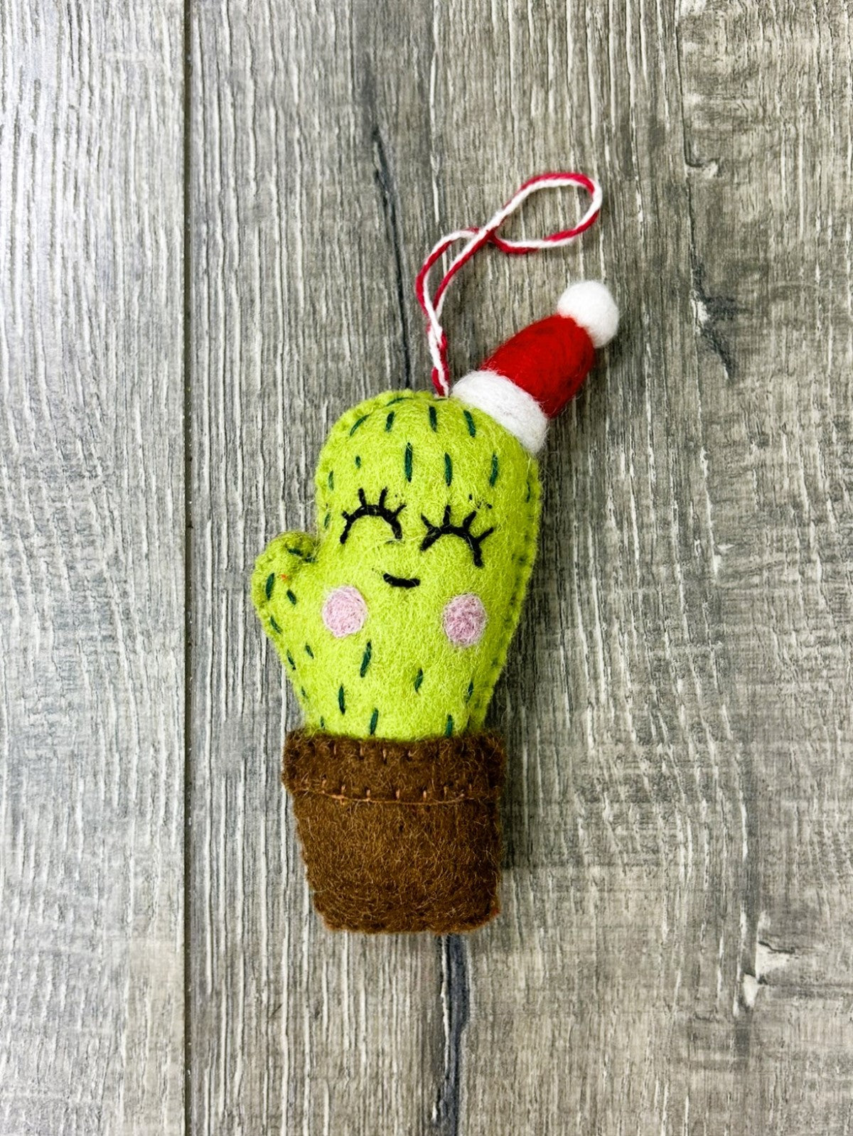 Felt Hanging Xmas Cactus