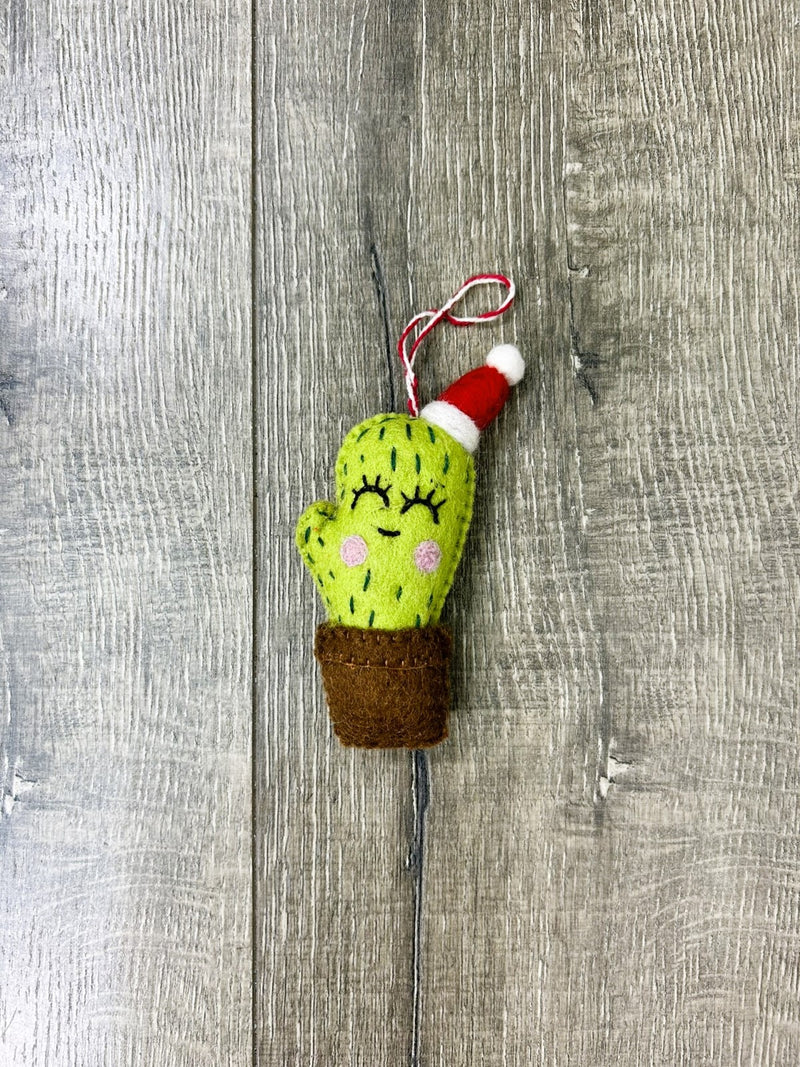 Felt Hanging Xmas Cactus