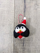 Felt Hanging Xmas Hat Penguin