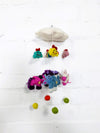 Felt Unicorn & Rainbow Mobile