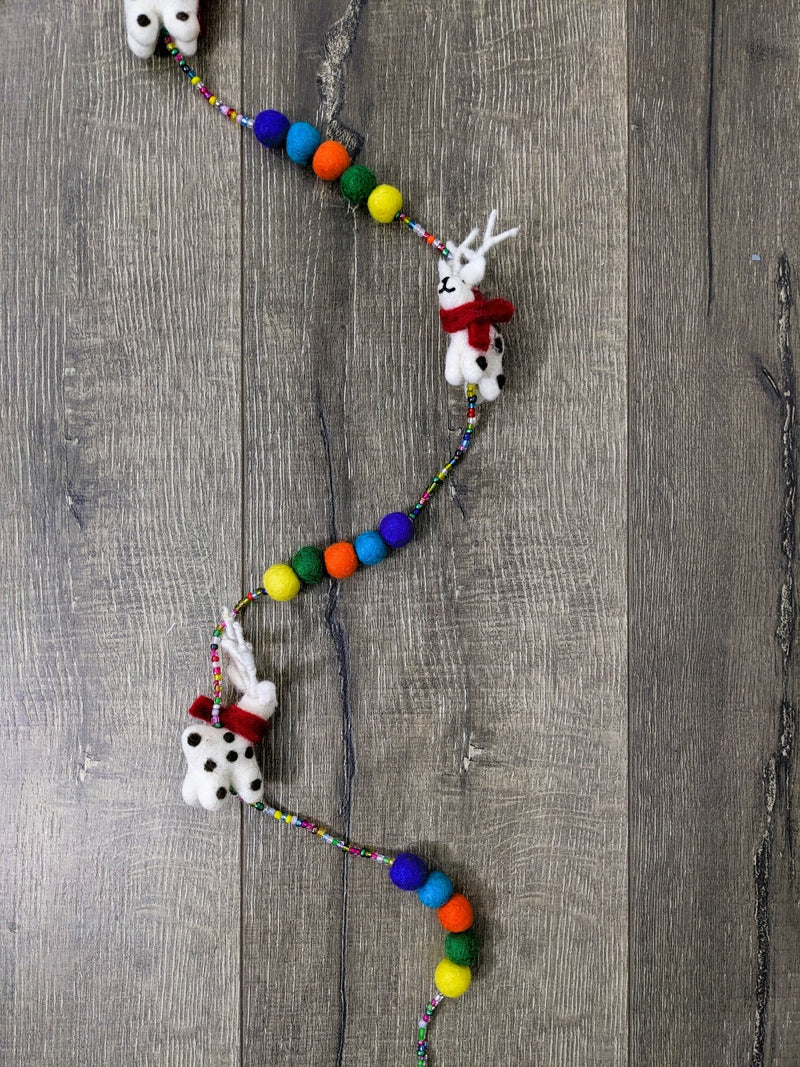 Felt Hanging Reindeer String