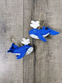 Felt Hanging Whale