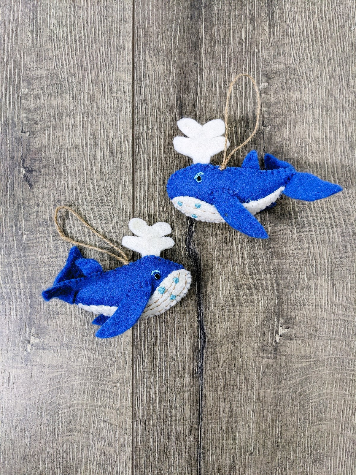 Felt Hanging Whale