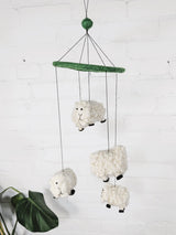 Felt Sheep Mobile