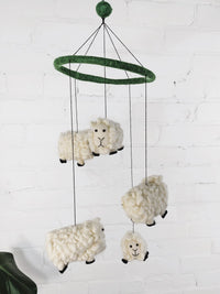 Felt Sheep Mobile