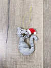 Felt Hanging Xmas Cat