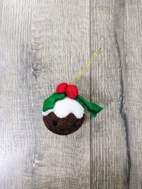 Felt Hanging Xmas Pudding