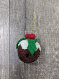 Felt Hanging Xmas Pudding