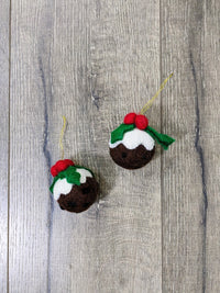 Felt Hanging Xmas Pudding