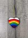 Felt Rainbow Heart