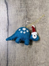 Felt Hanging Christmas Dinosaur