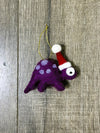 Felt Hanging Christmas Dinosaur