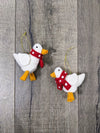Felt Hanging Goose with Scarf