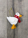 Felt Hanging Goose with Scarf