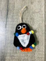 Felt Hanging Penguin with Lights