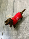 Felt Hanging Dog Jacket