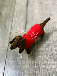 Felt Hanging Dog Jacket