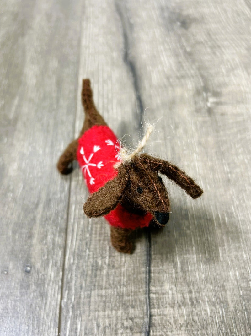 Felt Hanging Dog Jacket