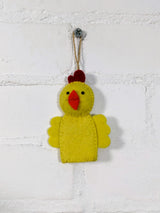 Felt Hanging Chick Finger Puppet