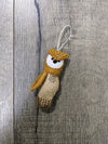 Felt Tan Owl Hanging