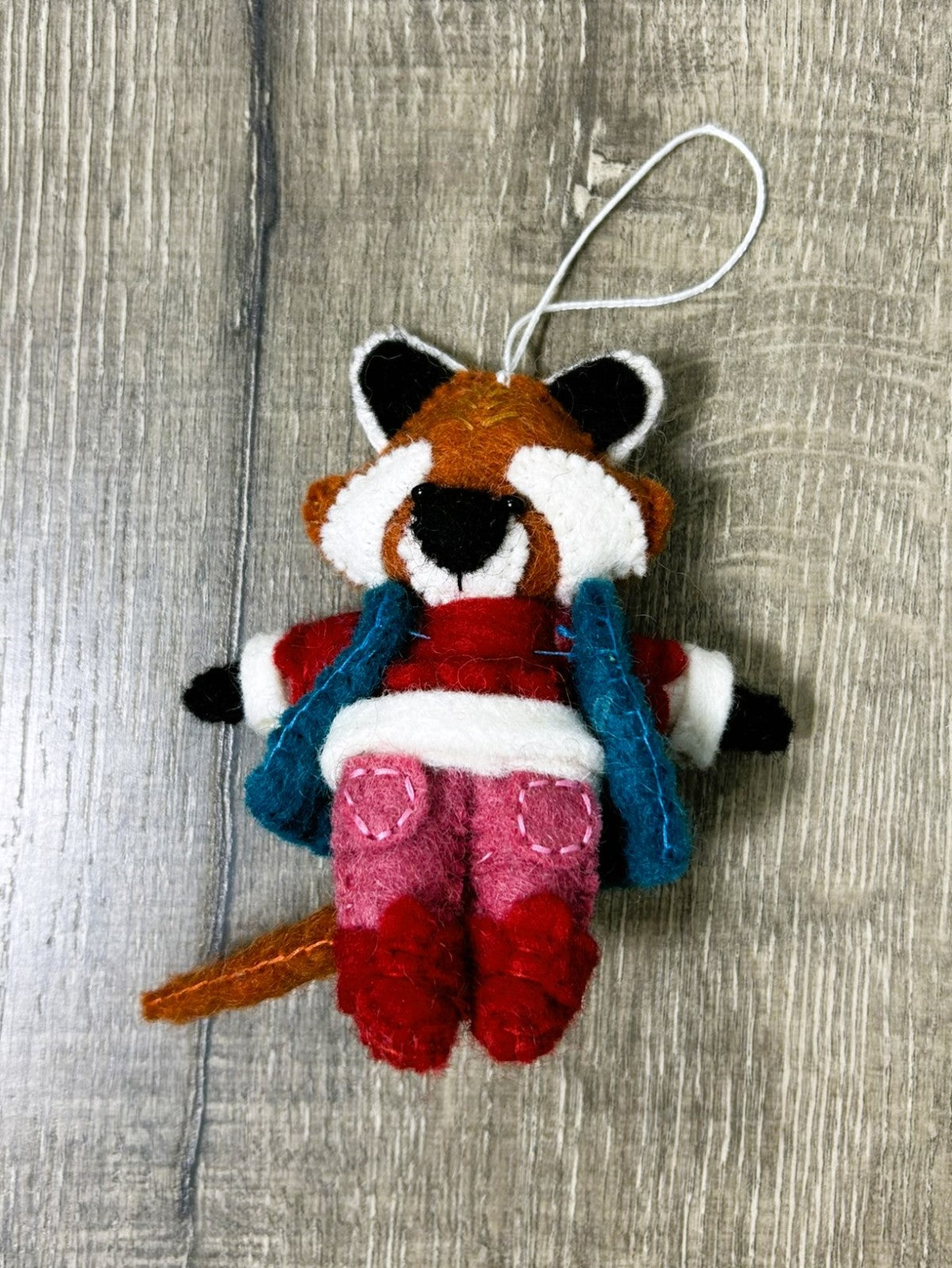 Felt Fox In Gilet Hanging