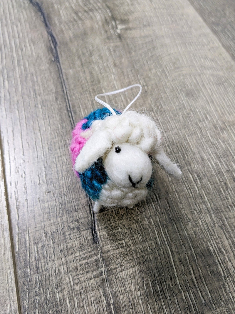 Felt Multi Sheep Hanging