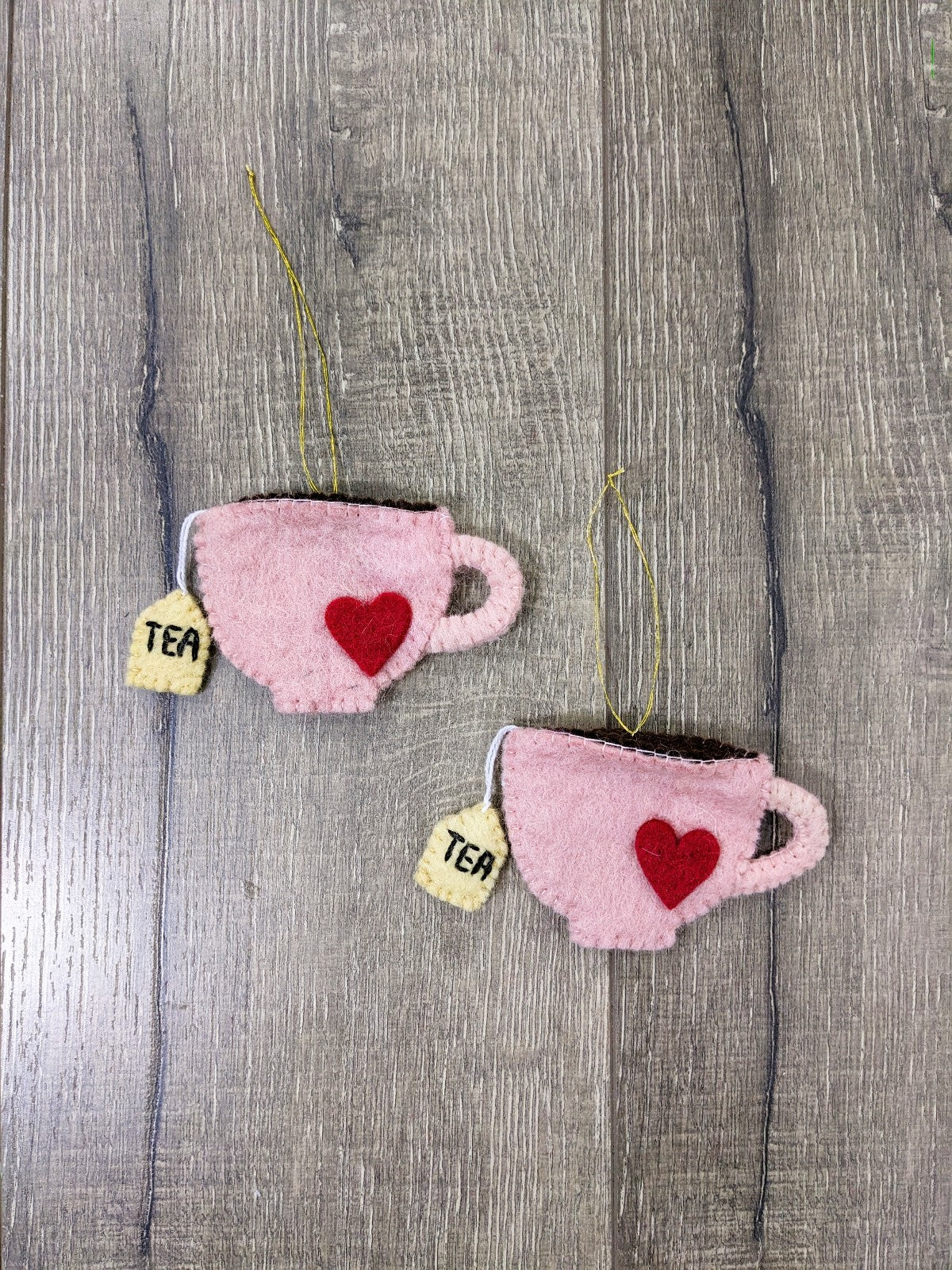 Felt Hanging Tea Cup