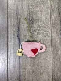 Felt Hanging Tea Cup