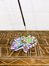 Hamza Hand Clay Incense Stand