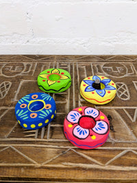 Small Round Clay Incense Stand