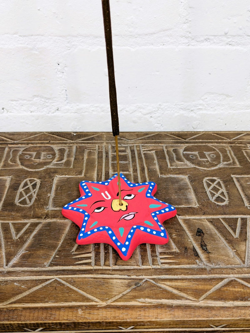 Clay Star Incense Stand