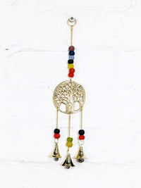 Brass Tree Of Life Bell Hanger