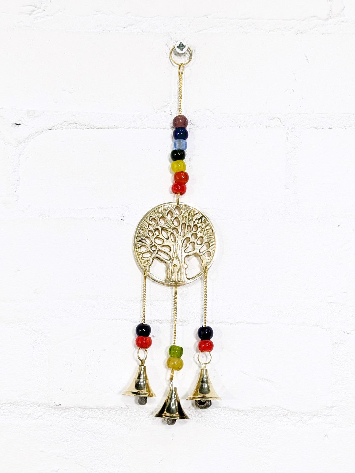 Brass Tree Of Life Bell Hanger