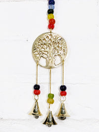 Brass Tree Of Life Bell Hanger