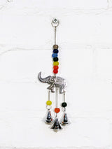 Silver Elephant Bell Hanger