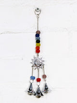 Silver Sun Bell Hanging