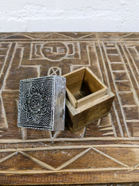 Wood Square Box