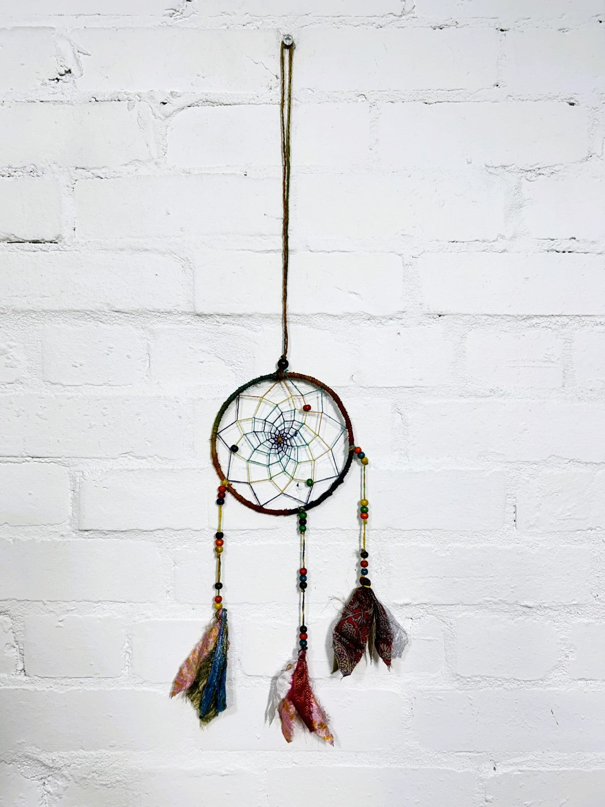Rainbow Dreamcatcher Sari Tassels