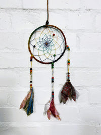 Rainbow Dreamcatcher Sari Tassels