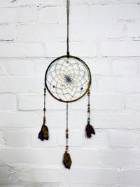 Rainbow Dreamcatcher Sari Tassels