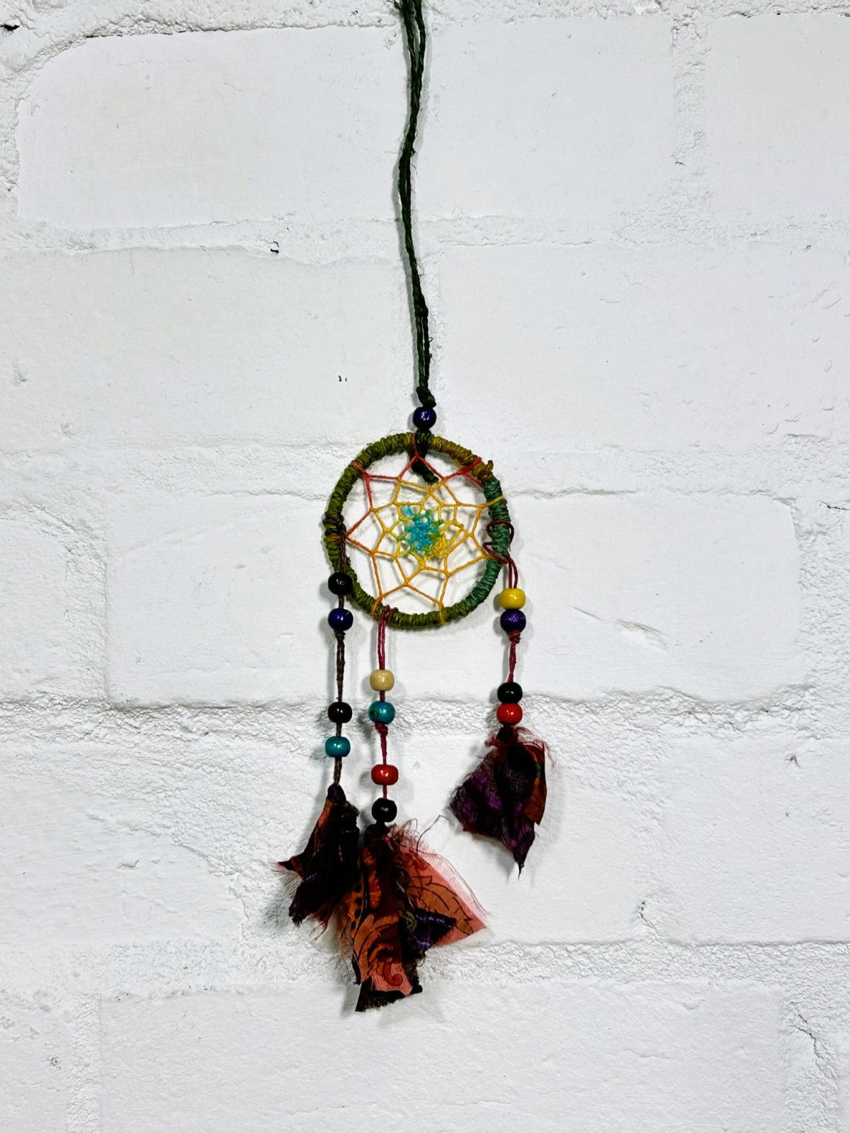 Rainbow Dreamcatcher Sari Tassels