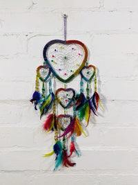 Beaded Heart Dreamcatcher