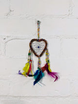 Rainbow Beaded Dreamcatcher