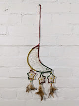 Rainbow Star And Moon Dreamcatcher