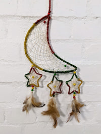 Rainbow Star And Moon Dreamcatcher