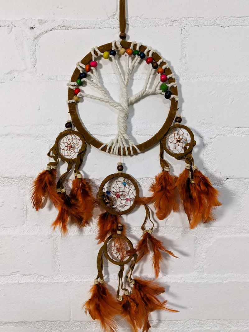 Tree Of Life Five Hoop Dreamcatcher