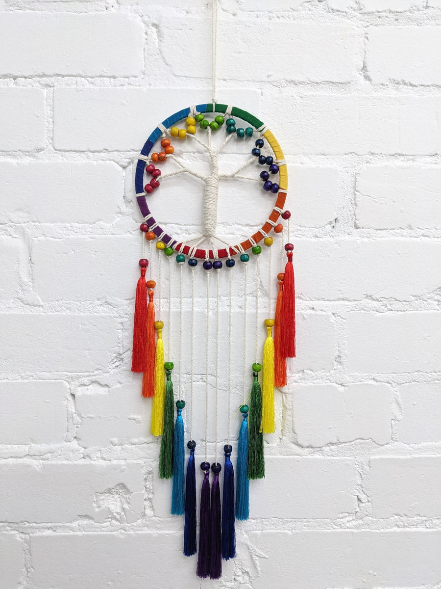 Rainbow Tree Of Life Dreamcatcher