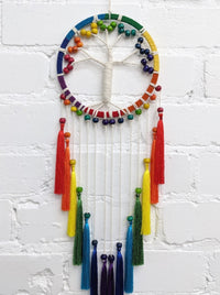 Rainbow Tree Of Life Dreamcatcher