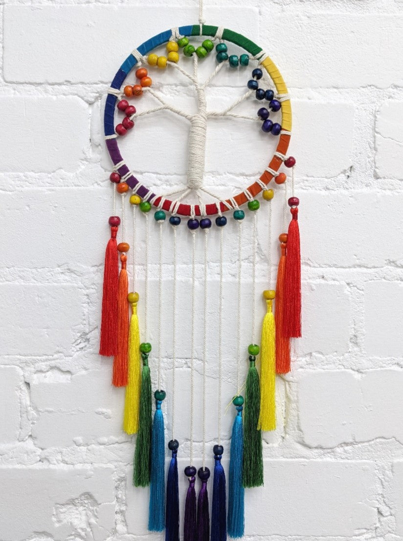 Rainbow Tree Of Life Dreamcatcher