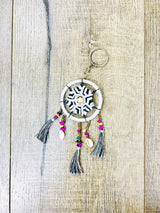 Small Cotton Dreamcatcher Keyring